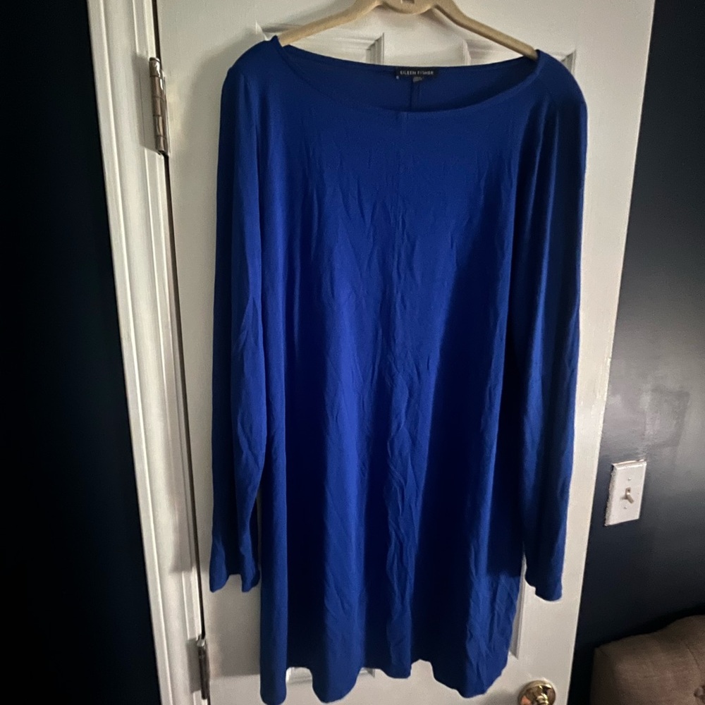 Eileen Fisher Vibrant Blue Dress or Tunic